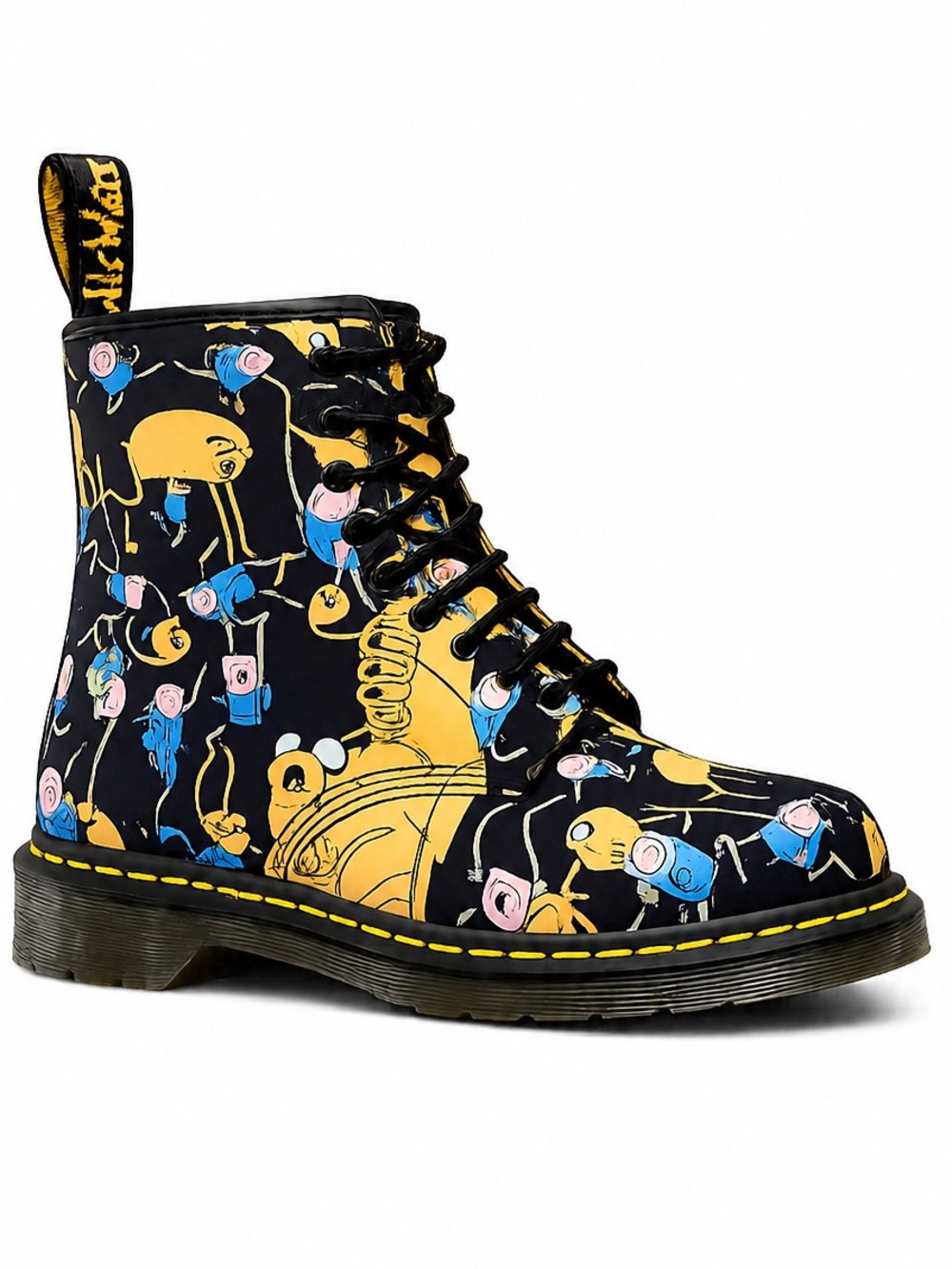 Dr. Martens Adventure Time Castel Finn & Jake Canvas Women’s size 8 NEW! RARE!
